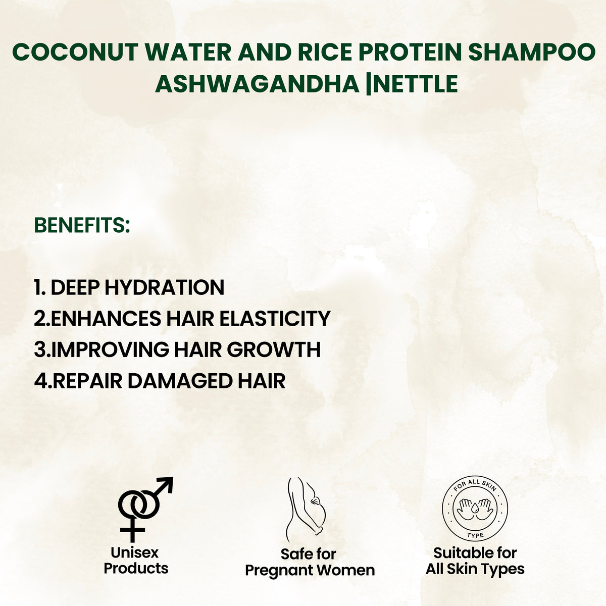 COCONUT WATER AND RICE PROTEIN SHAMPOO